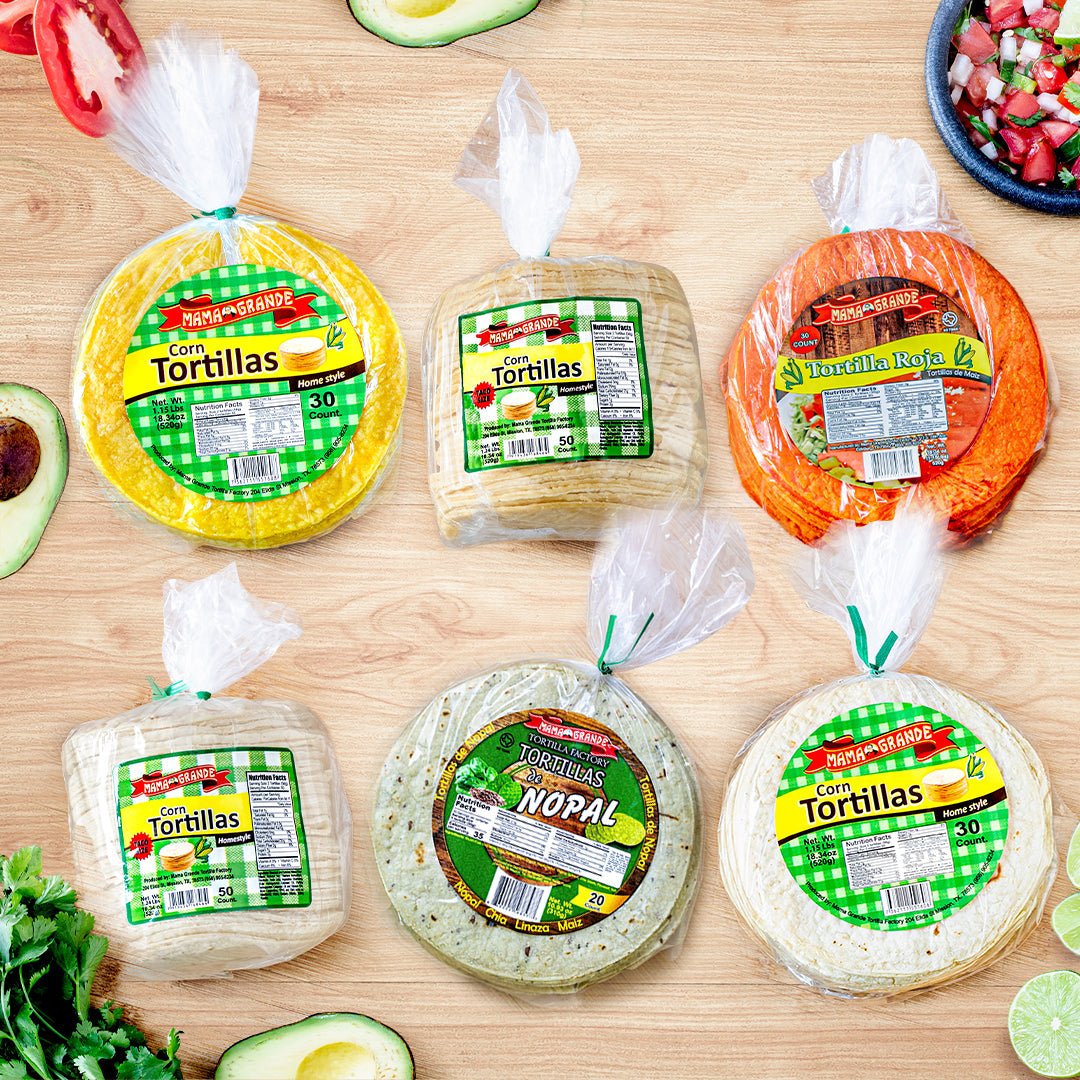 Corn Fiesta Variety Pack - Mama Grande Tortilla Factory