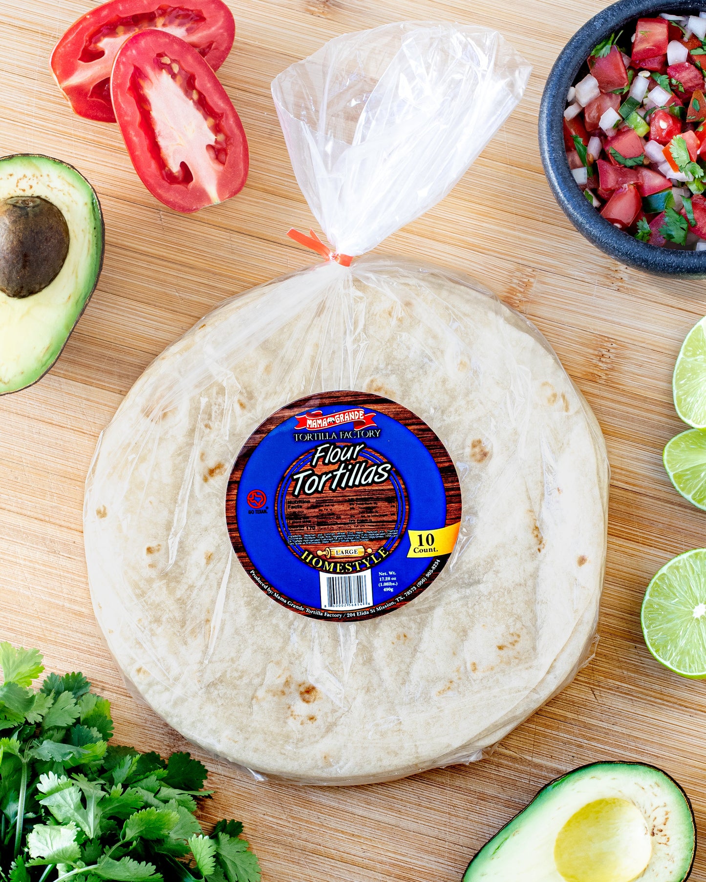 Flour Tortillas - Burrito Size - Mama Grande Tortilla Factory