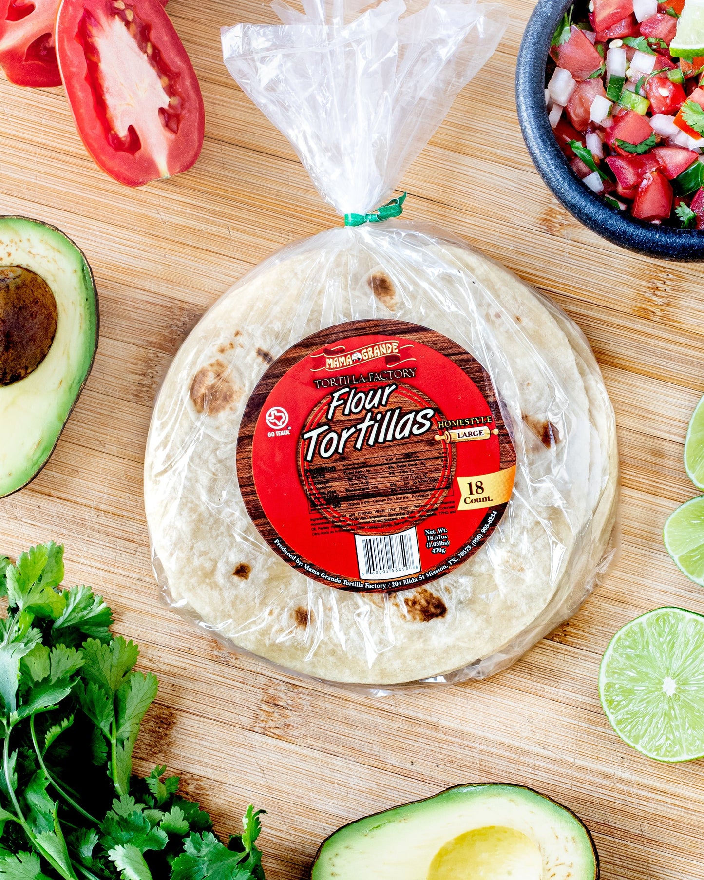 Flour Tortillas - Medium Size - Mama Grande Tortilla Factory