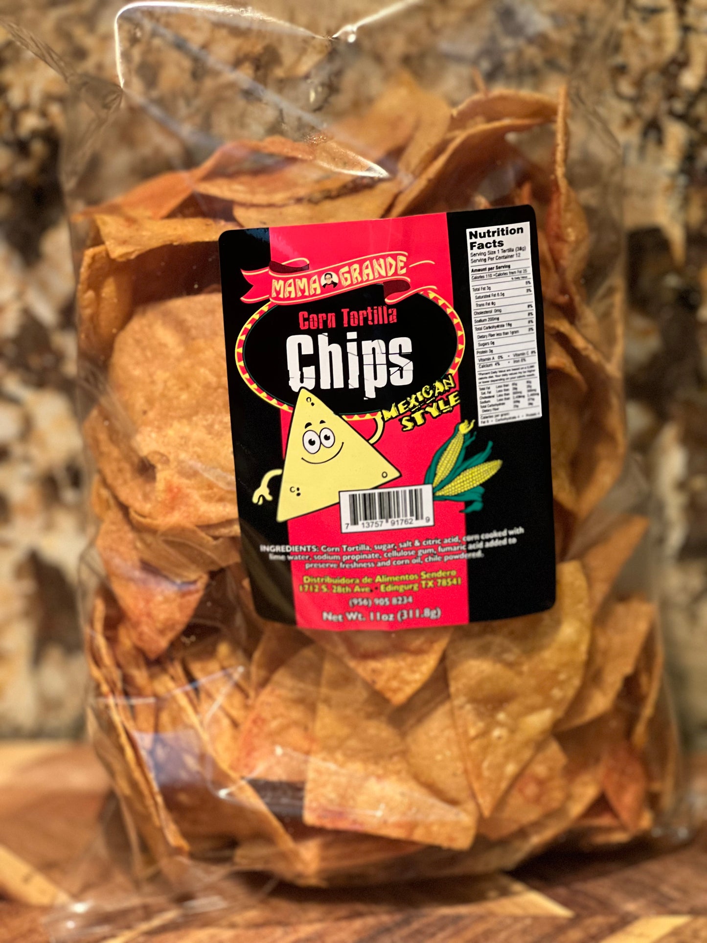Mexican-Style Tortilla Chips (Chile) - Mama Grande Tortilla Factory