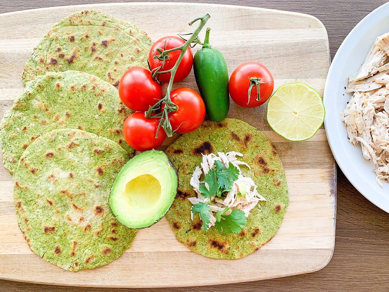 Tortillas de Nopal (Cactus) - Mama Grande Tortilla Factory